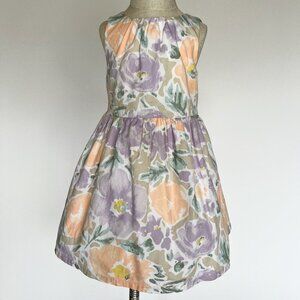 Carter's Kid Pink and Purple Floral Dress 3T/3A